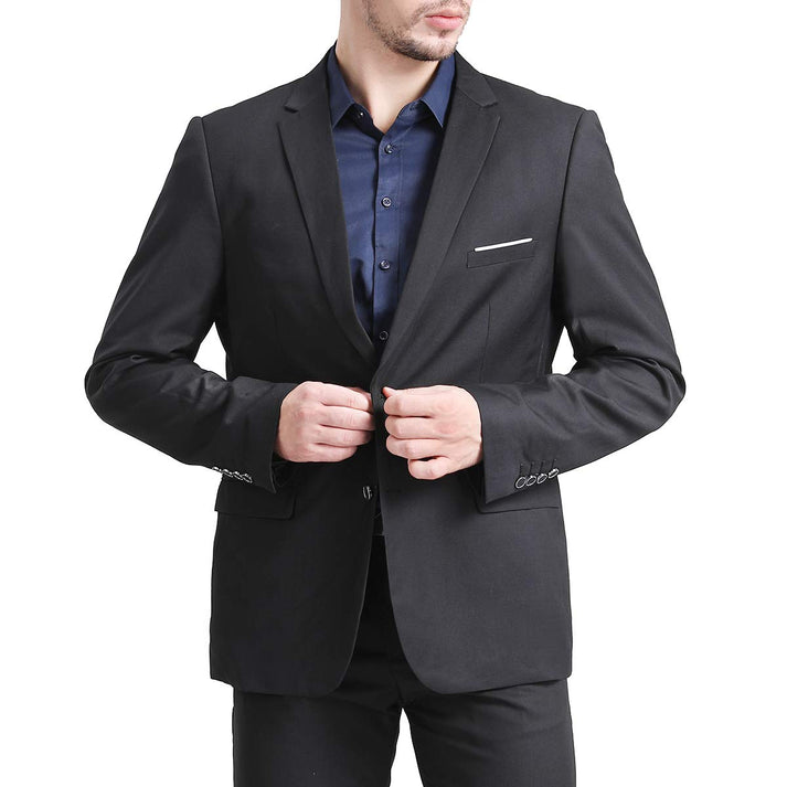 Classic Black Blazer Two Buttons Blazer