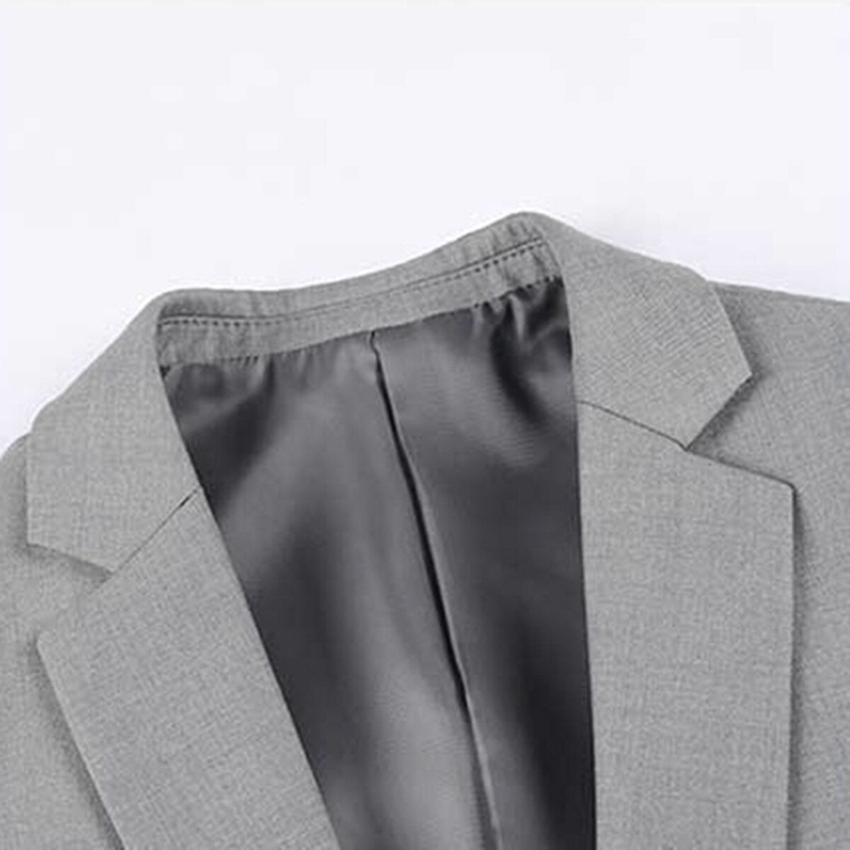 Grey Stylish Blazer One Button Casual Blazer