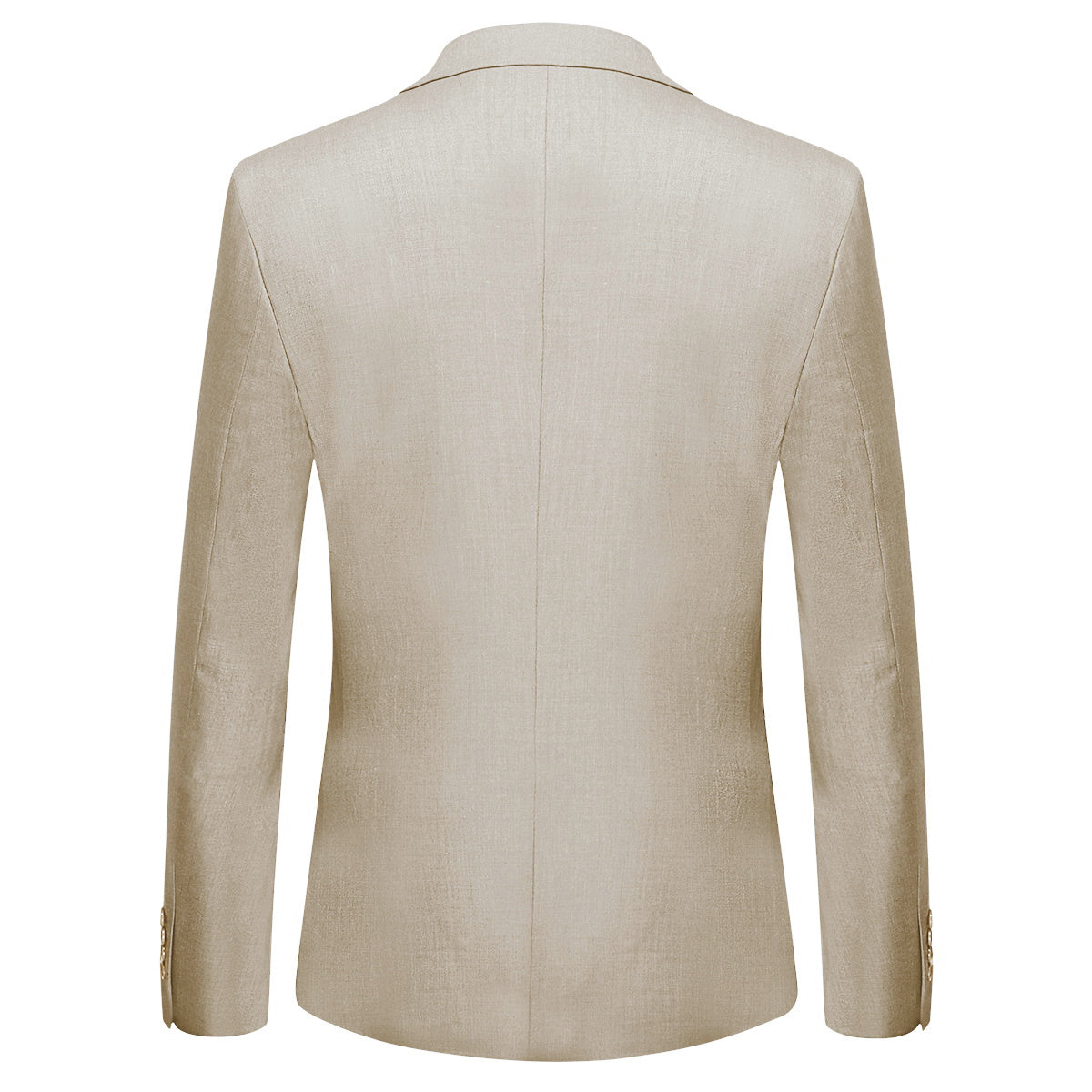 2-Piece Slim Fit Simple Designed Beige Suit