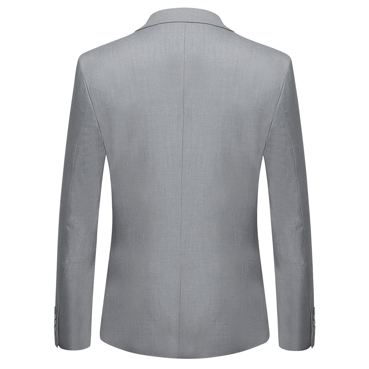 2-teiliger Slim Fit Anzug in schlichtem Design in Hellgrau