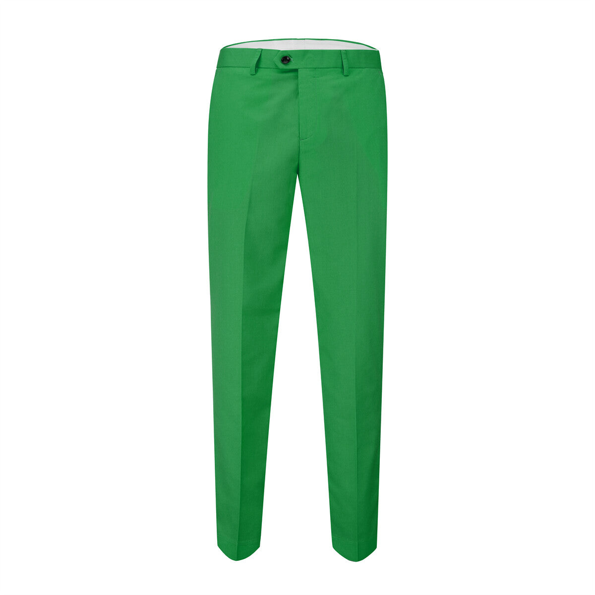 3-piece Fashionable One-Button Colorblock Suit Green