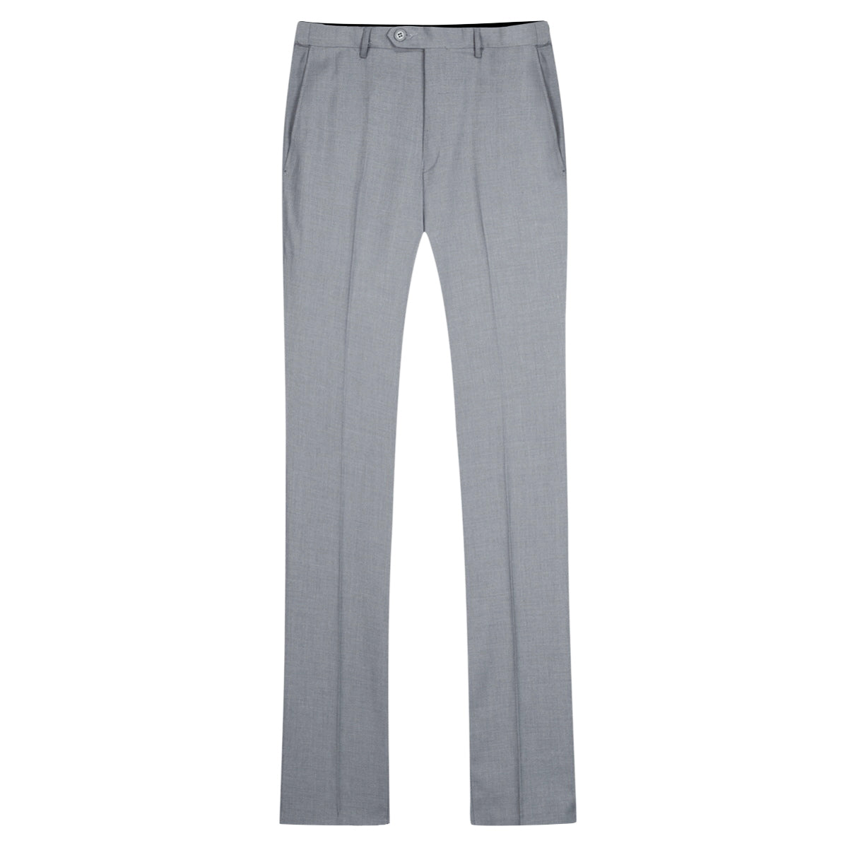 2-teiliger Slim Fit Anzug in schlichtem Design in Hellgrau