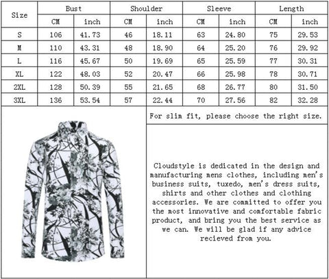 Slim Fit Red Plum Flower Print Shirt