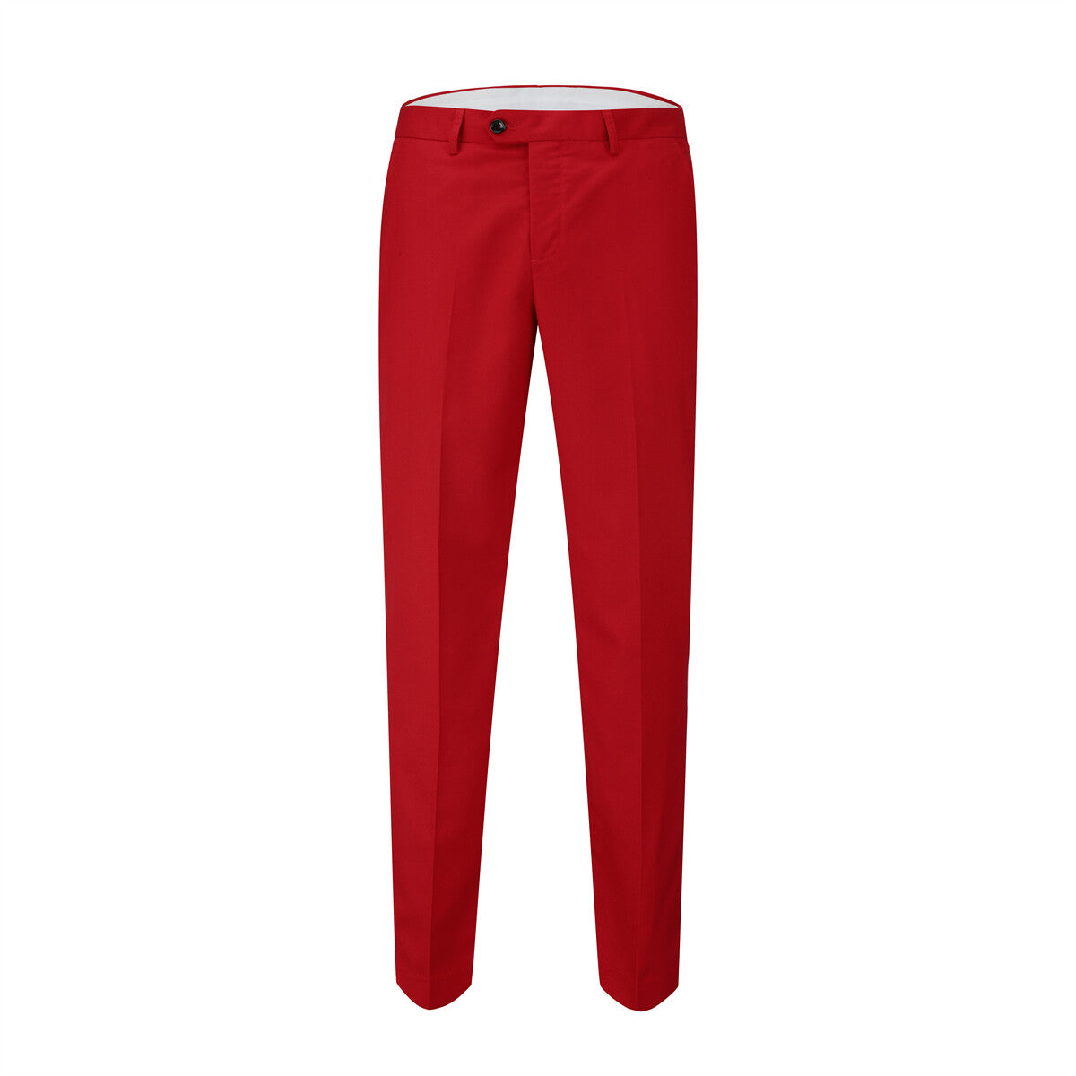 3-piece Fashionable One-Button Colorblock Suit Red