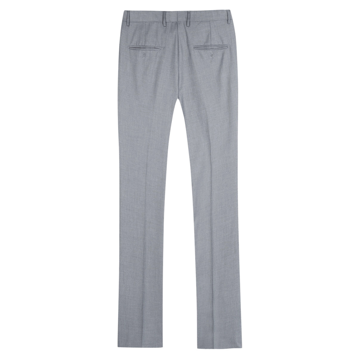 2-teiliger Slim Fit Anzug in schlichtem Design in Hellgrau