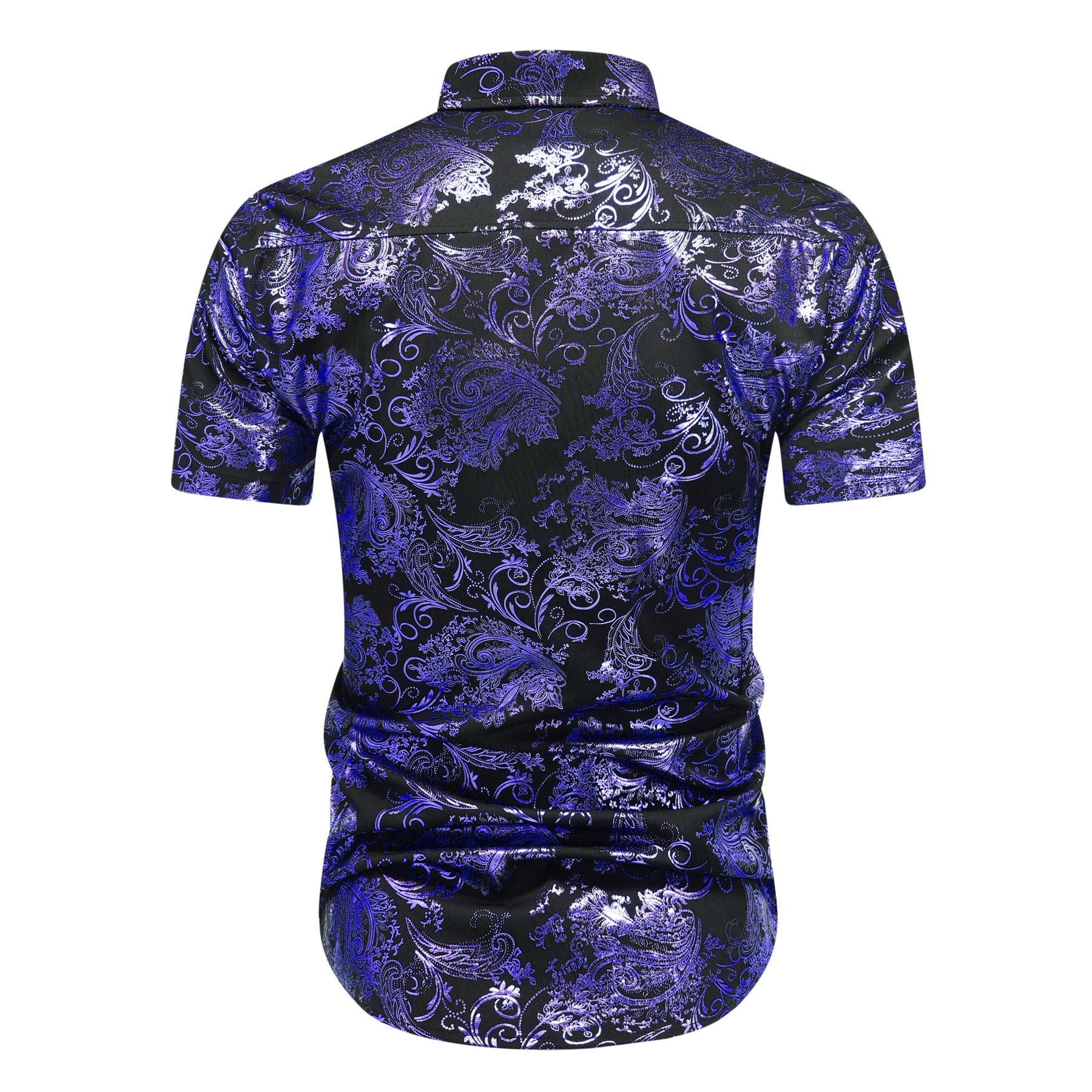 2-teiliger Sommeranzug im Hawaii-Print-Stil für Herren, Weiß