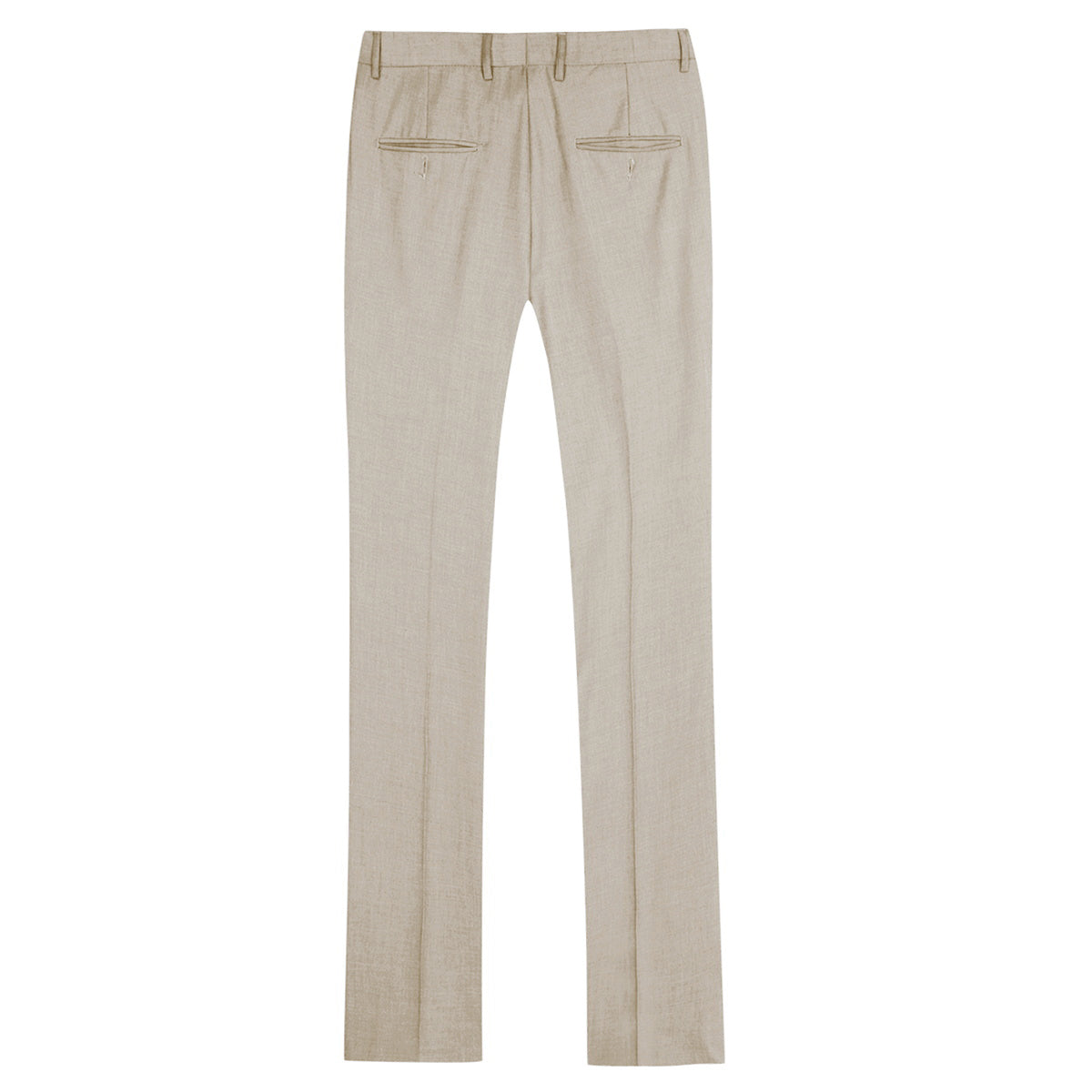 2-Piece Slim Fit Simple Designed Beige Suit