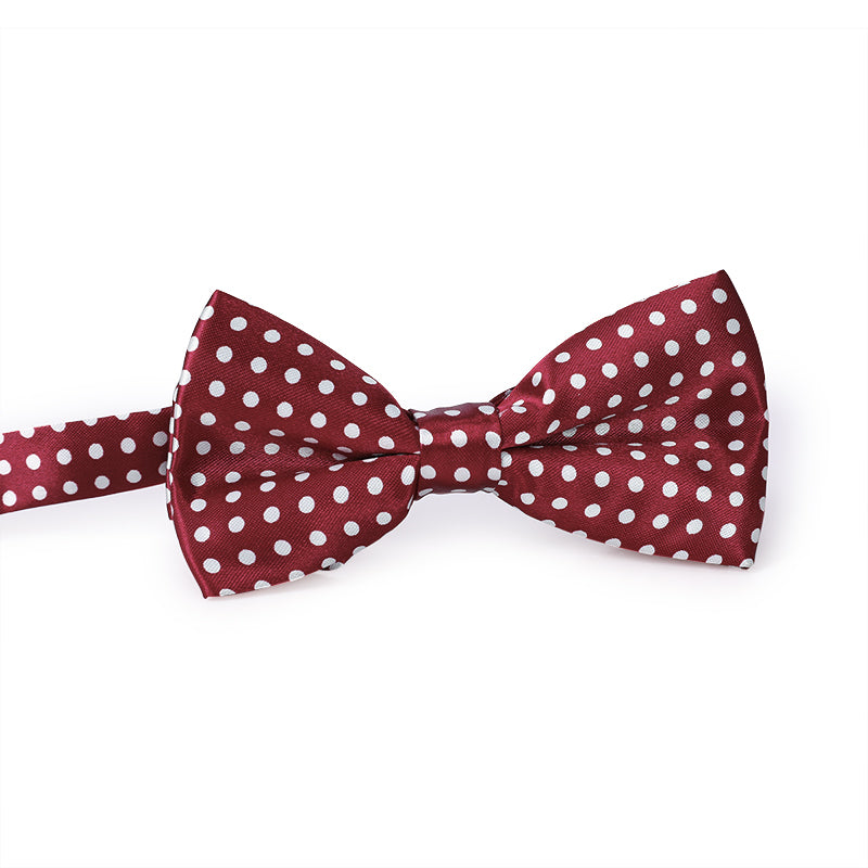 Polka Dot Print Bow Tie 4 Colors