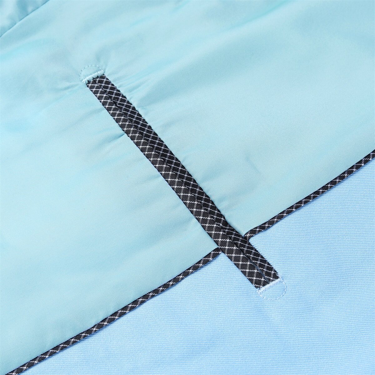Mens 2-Piece Slim Fit Two Button Sky Blue Suit