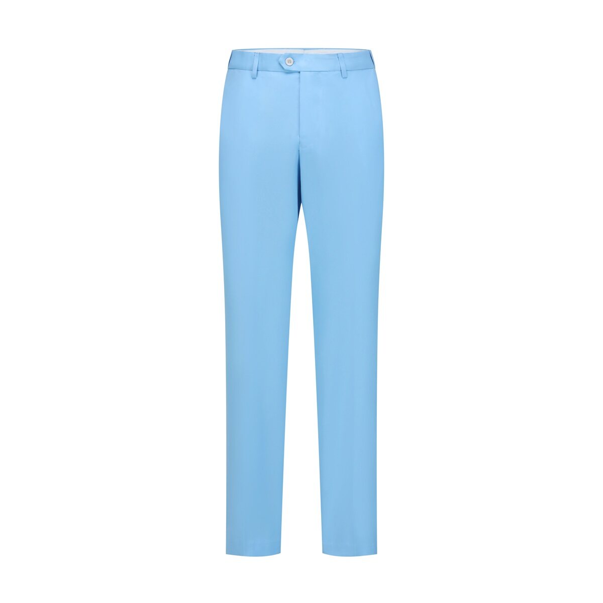 Mens 2-Piece Slim Fit Two Button Sky Blue Suit
