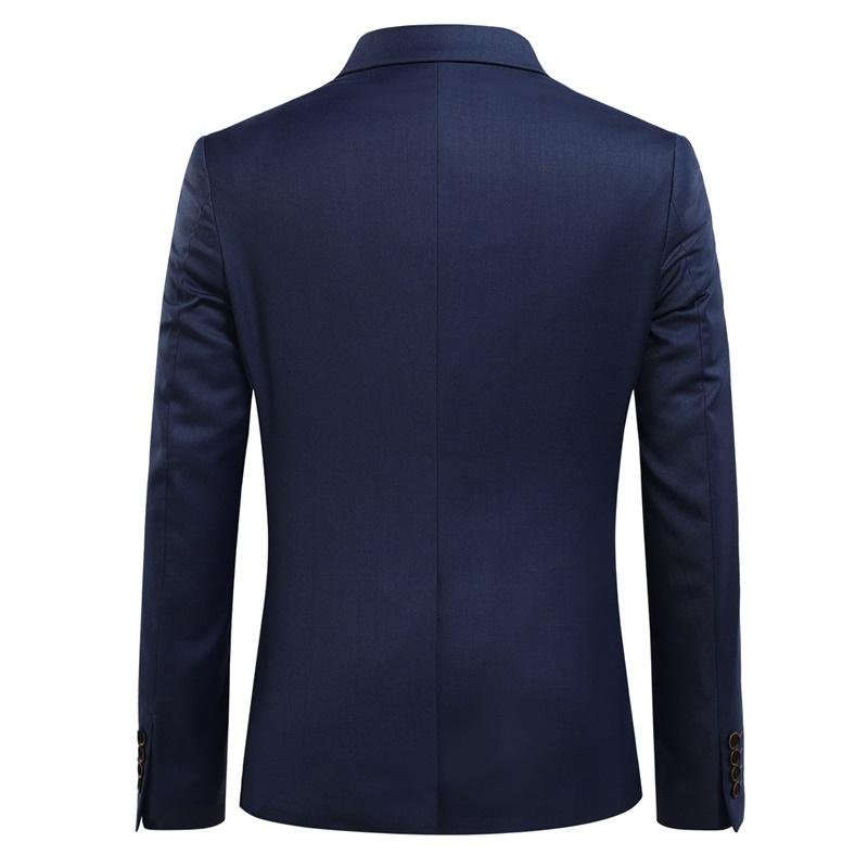 Mens 3-Piece Slim Fit Navy Suit