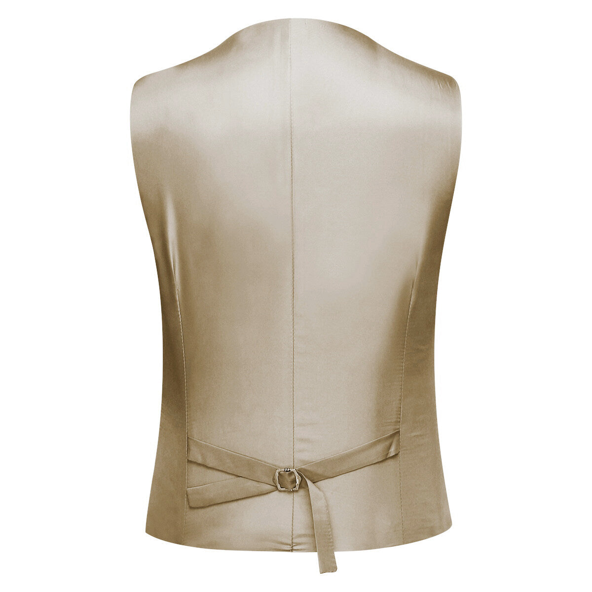 3-Piece One Button Formal Suit Beige Suit