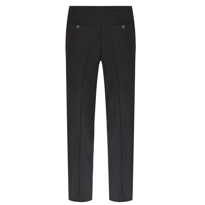 Dark Grey Modern Fit Thick Suit Dress Pants