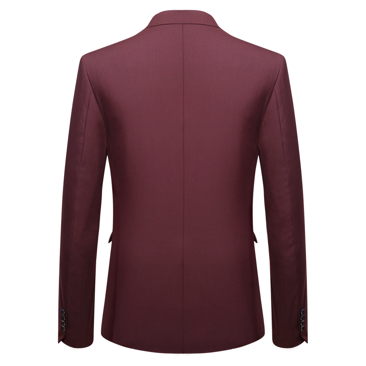 3-Piece Slim Fit Classic Maroon Suit