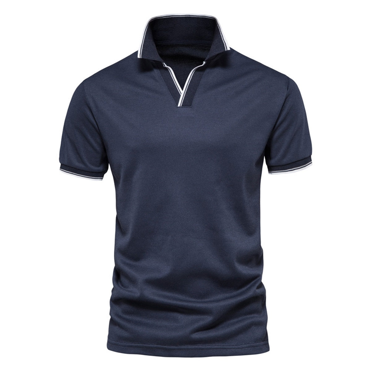 Navy Series Polos Turn-Down Collar Shirt