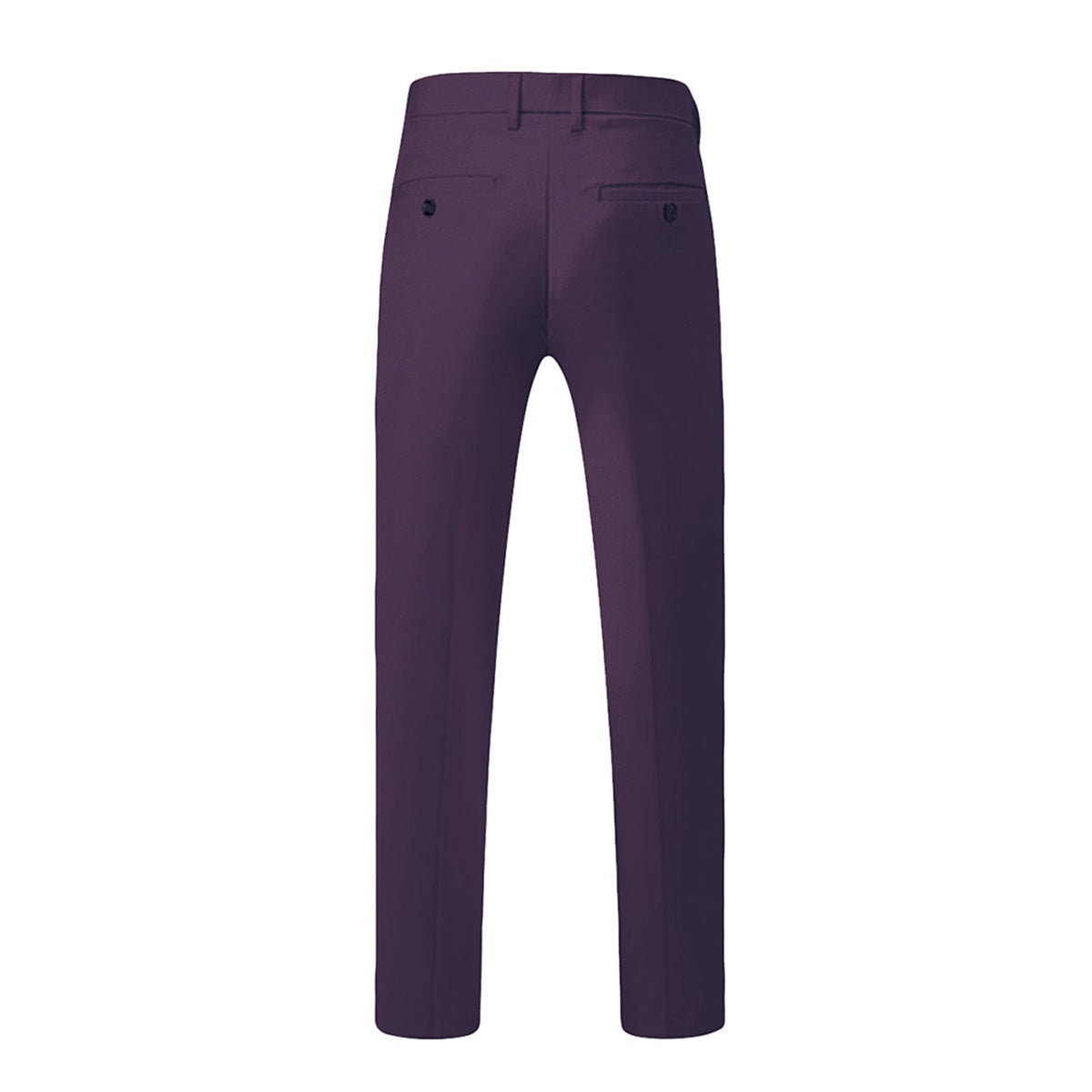 Mens 3-Piece Slim Fit Purple Suit
