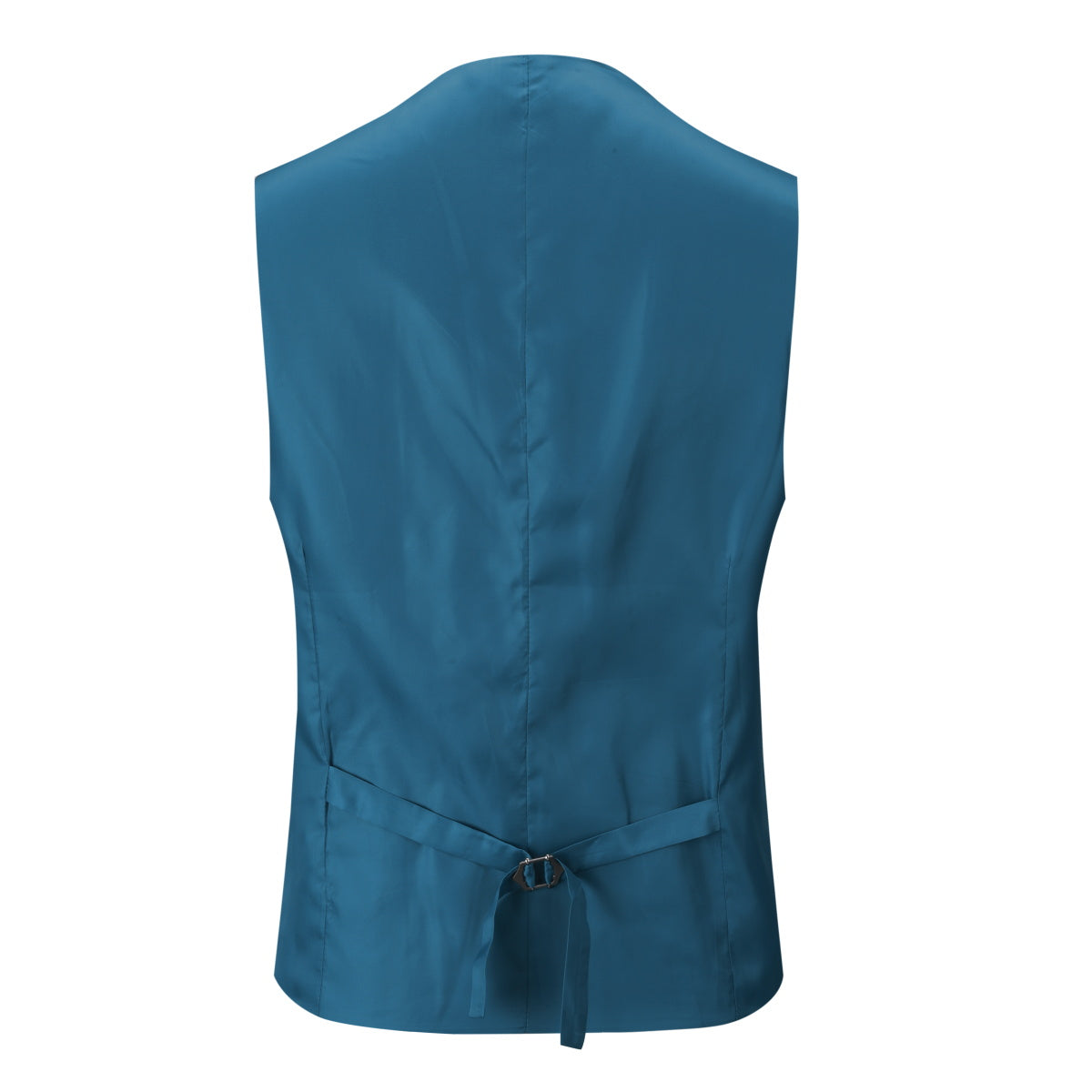 Peacock Blue Velvet Tuxedo Suit - 3-Piece Lapel One Button Design
