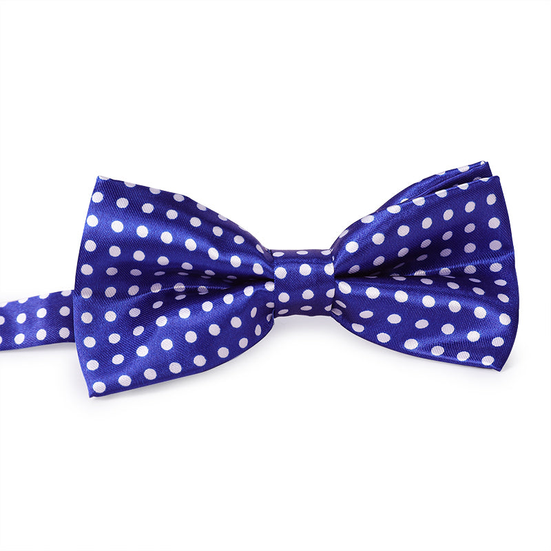 Polka Dot Print Bow Tie 4 Colors