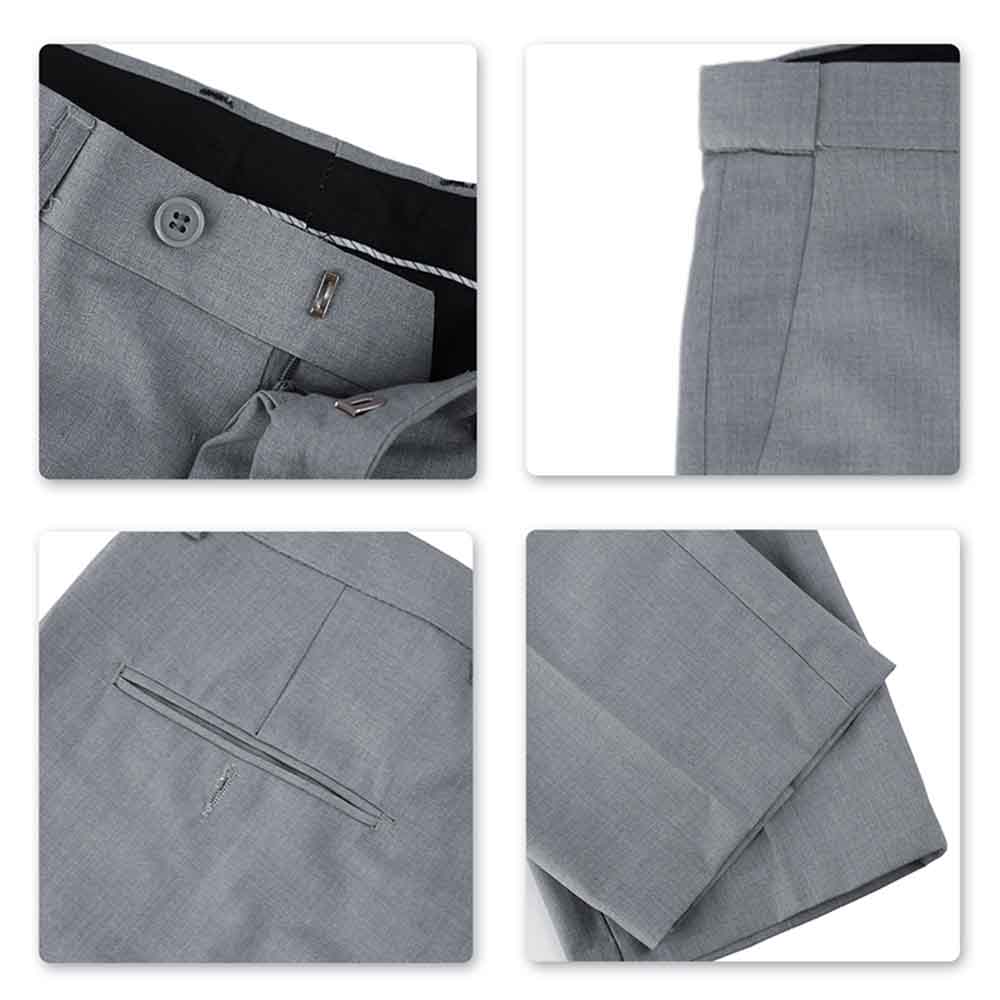 Grey 3-Piece Slim Fit Suit