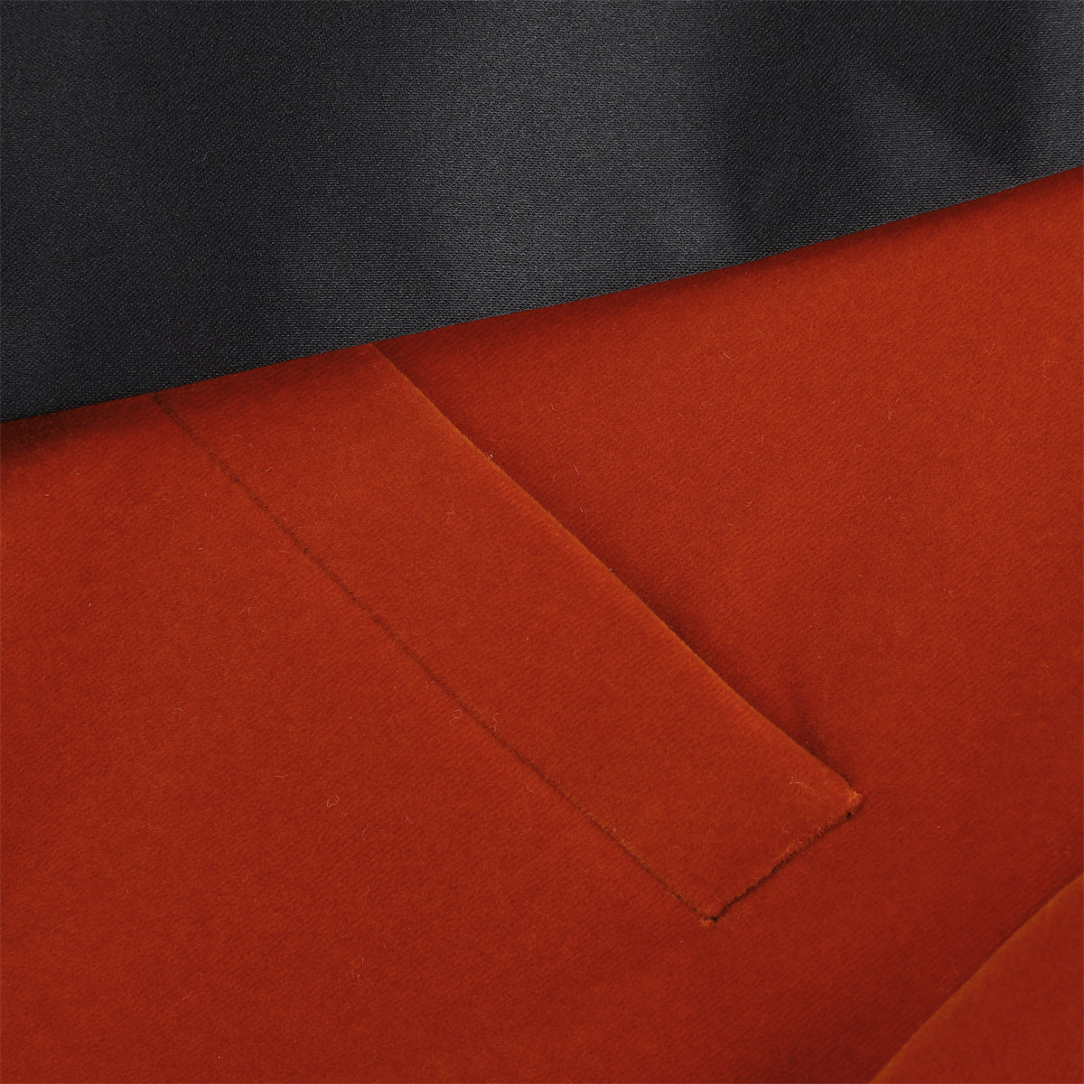 Slim Fit 2-Piece Orange Pleuche Velvet Tuxedo Suit
