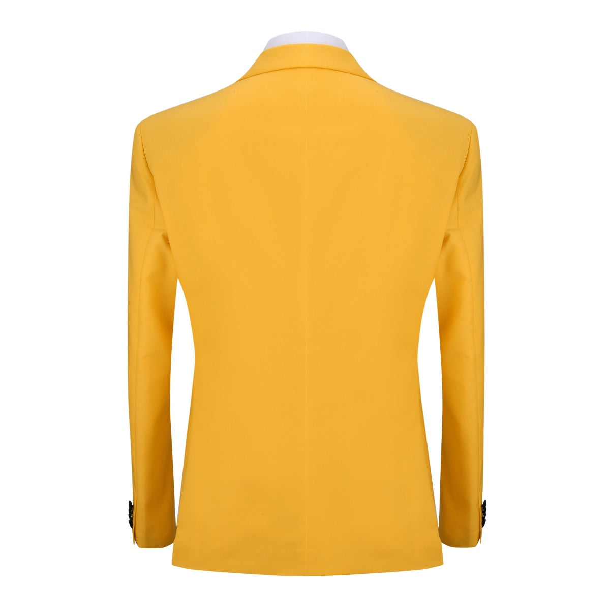 Yellow 3-Piece Slim Fit Tuxedo - One Button, Peaked Lapel