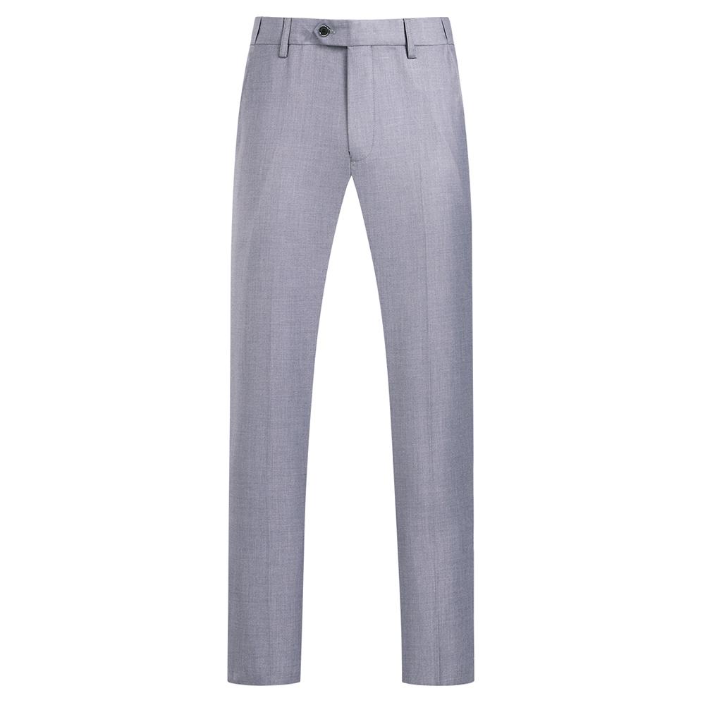 3-Piece Slim Fit One Button Fashion Gray Suit