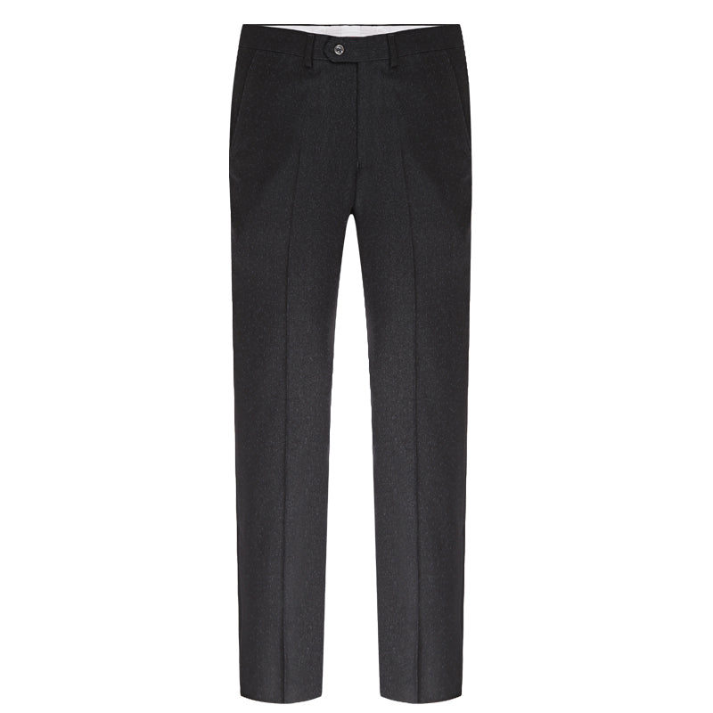Dark Grey Modern Fit Thick Suit Dress Pants