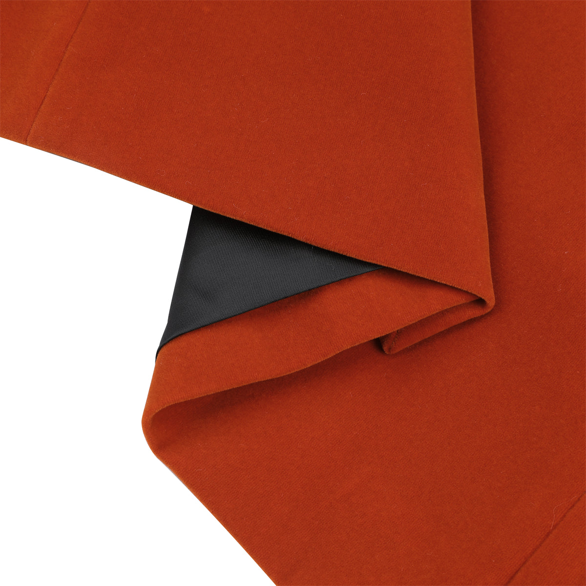 Slim Fit 2-Piece Orange Pleuche Velvet Tuxedo Suit