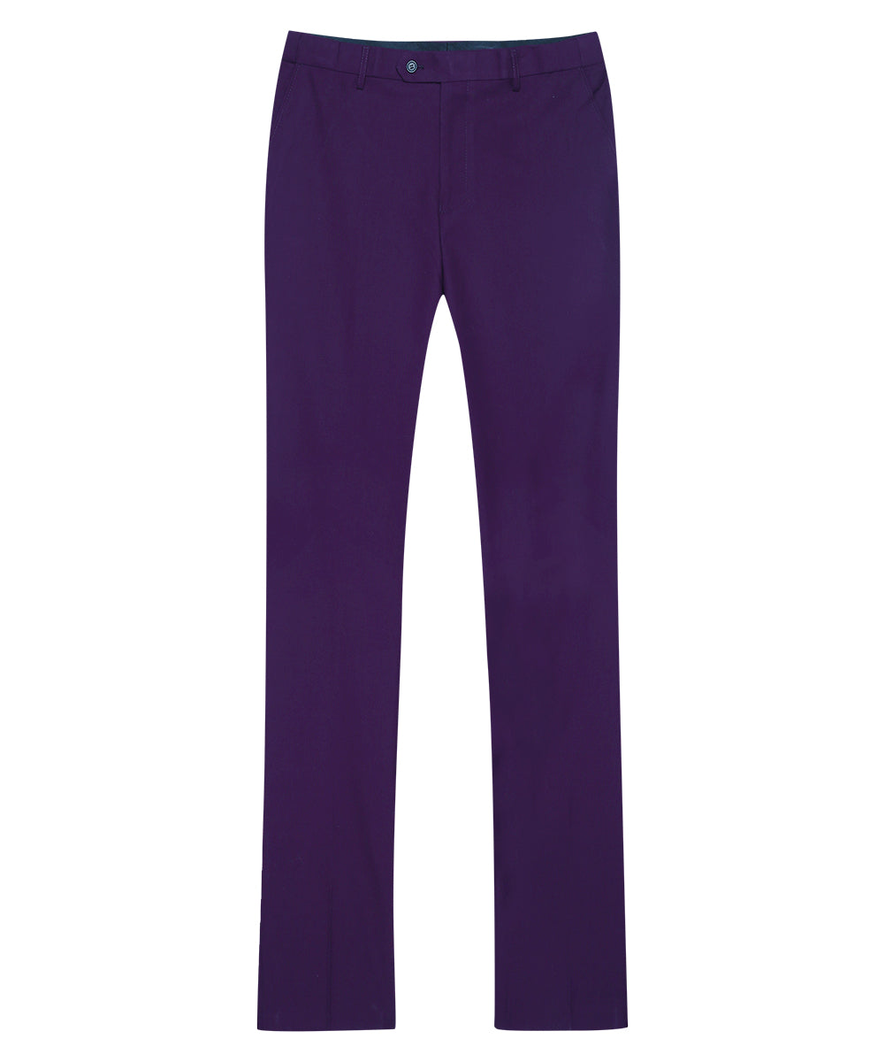 3-Piece Slim Fit Classic Violet Purple Suit