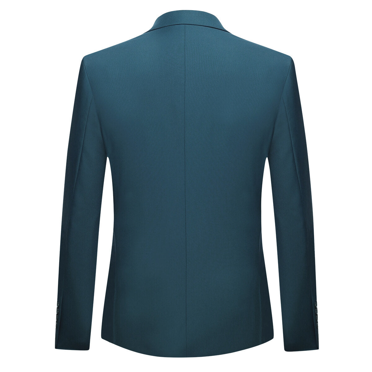 Mens 2-Piece Slim Fit Two Button SteelBlue Suit