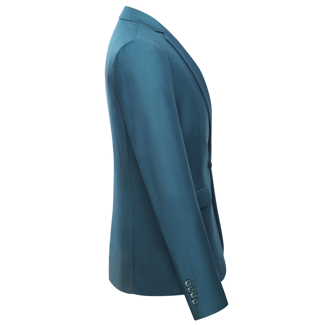 Ozeanblauer Slim Fit Business Casual Blazer 