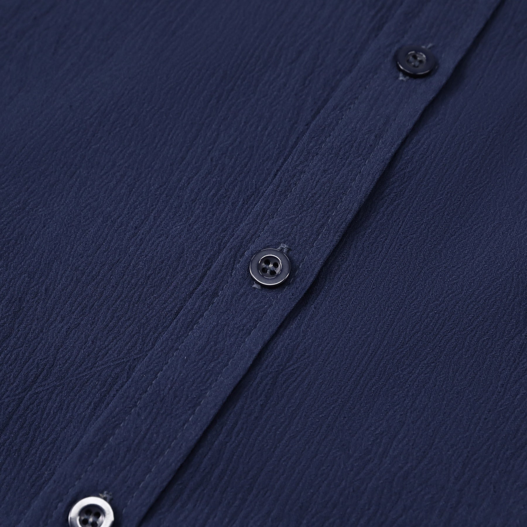 Herren Kurzarm Sommerhemd Regular Fit Leinenhemd Business Blau