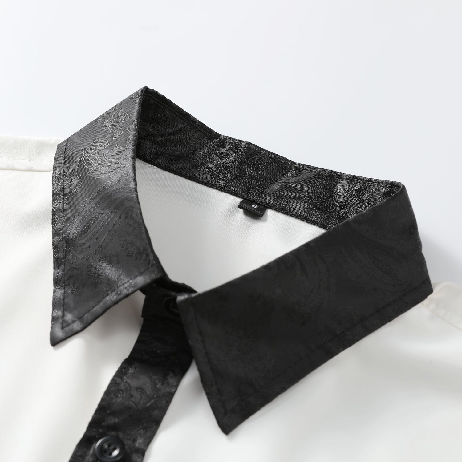 Slim Fit Hemd mit Umlegekragen Weiß
