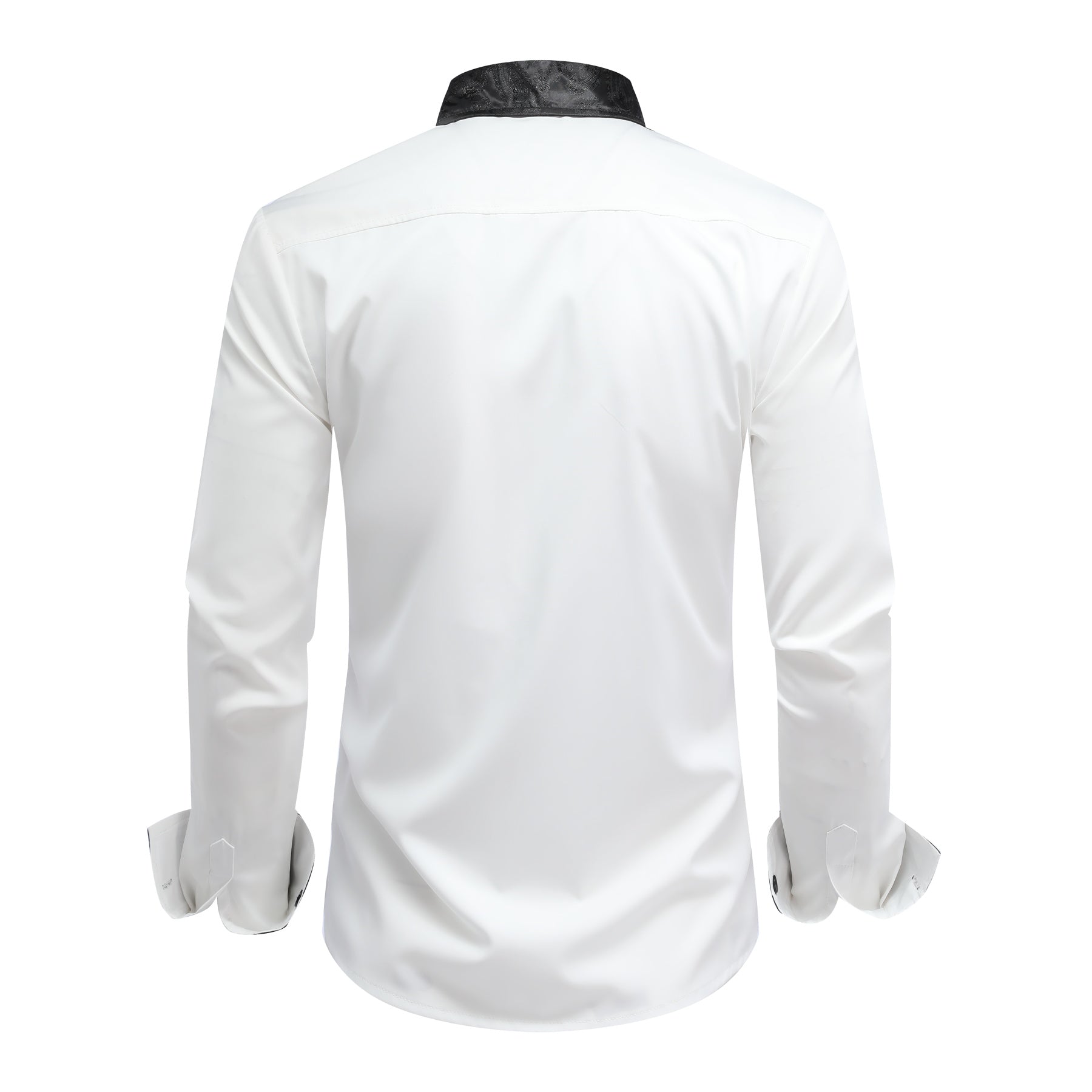 Slim Fit Hemd mit Umlegekragen Weiß