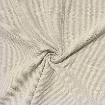 Herren Polo Cord Kurzarm Sommer T-Shirt Khaki