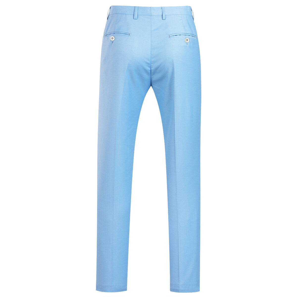 Stylish 3-Piece Light Blue Slim Fit Suit