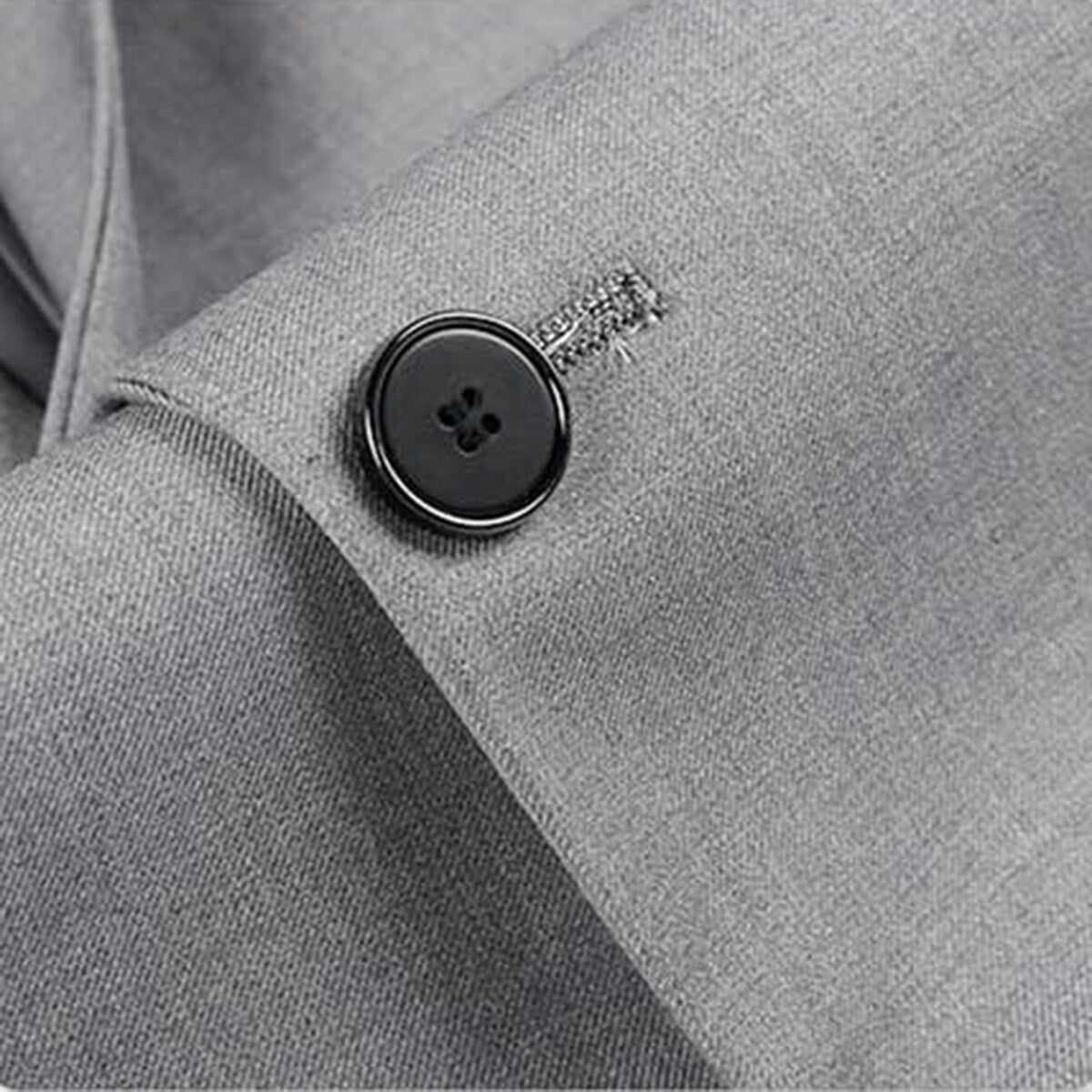 Grey Stylish Blazer One Button Casual Blazer