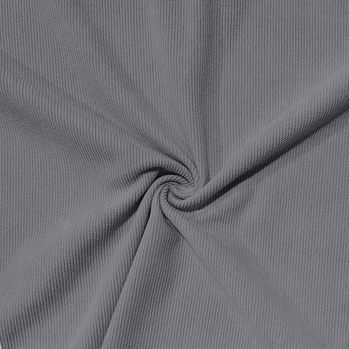 Herren Polo Cord Kurzarm Sommer T-Shirt Grau