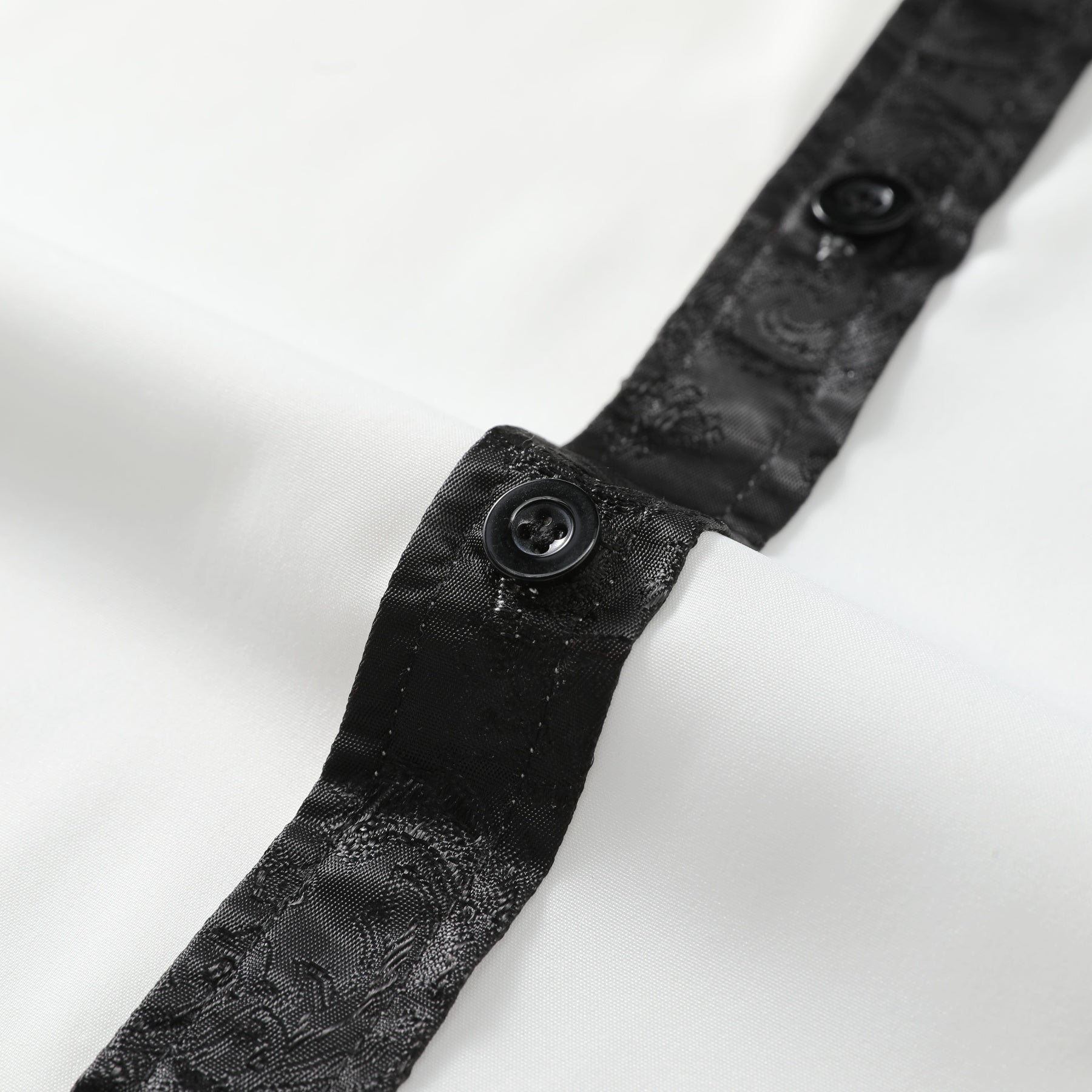Slim Fit Hemd mit Umlegekragen Weiß