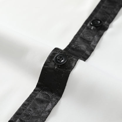 Slim Fit Hemd mit Umlegekragen Weiß