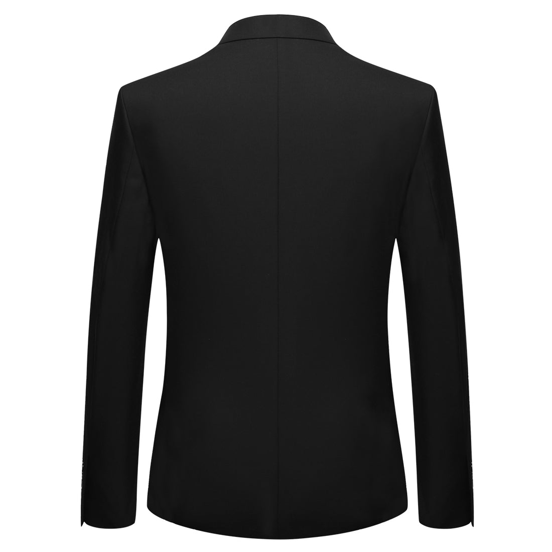 2-teiliger Slim Fit Anzug in schlichtem Schwarz
