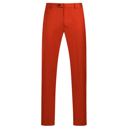Red Slim Fit 2-Piece Minimalist Suit