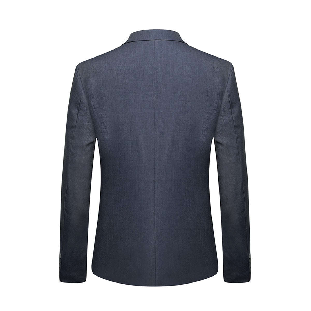 3-Piece Casual Two Button Suit Slim Fit Suit Dark Grey