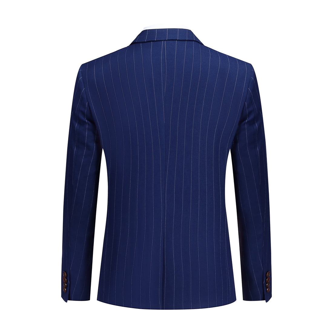 3-Piece Blue Suit Stripe Design Suit