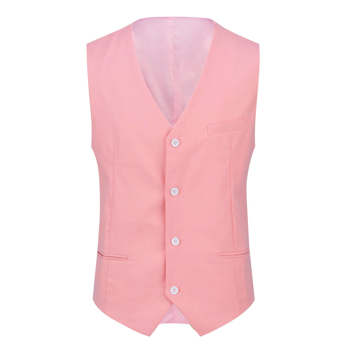 Pink 3-Piece Slim Fit Classic Suit