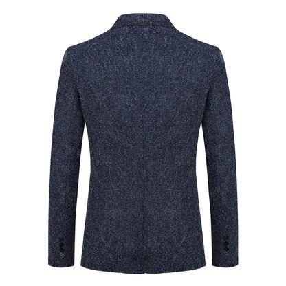Einreihige Anzugjacke mit Revers für Herren in Grau