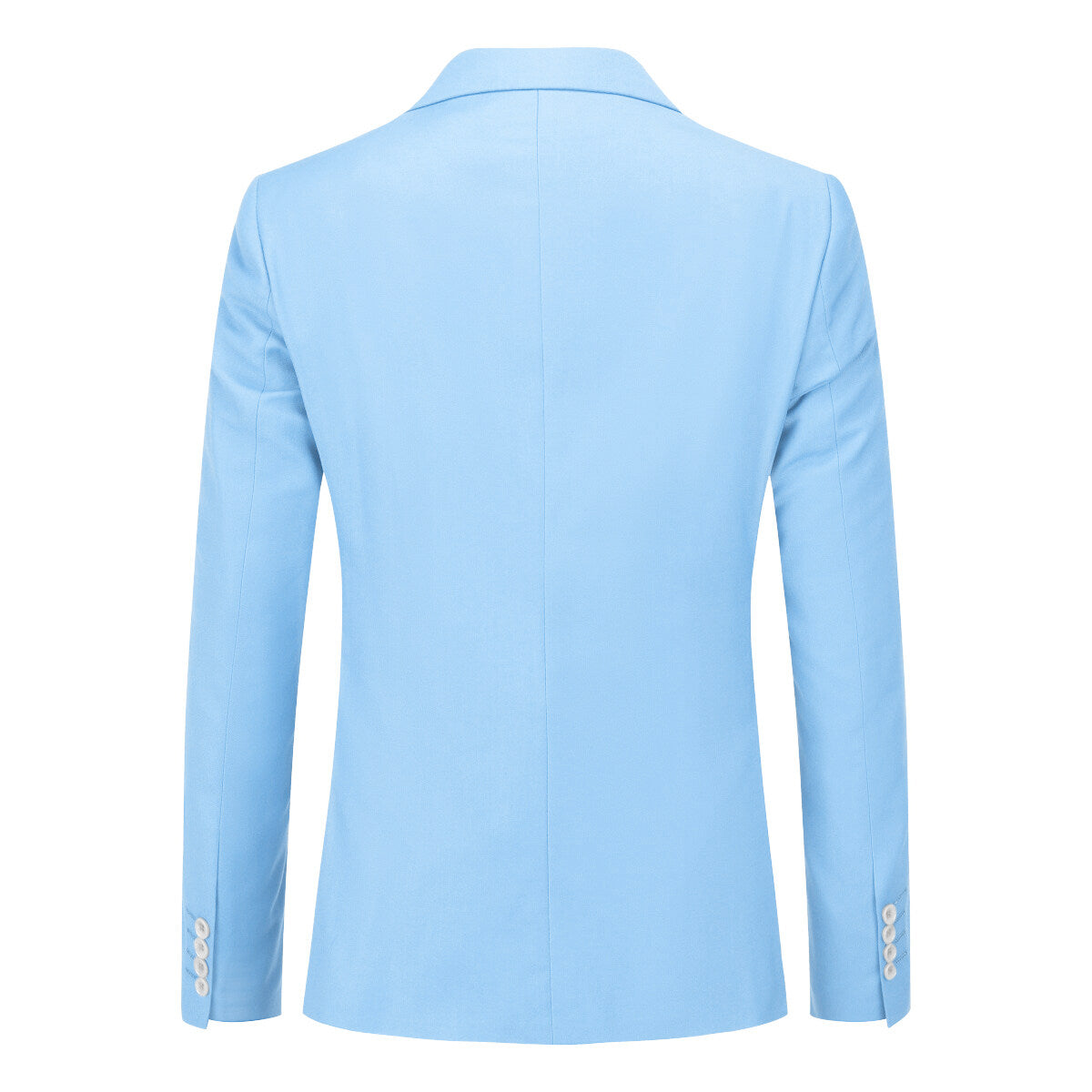 Light Blue 3-Piece Slim Fit Classic Suit