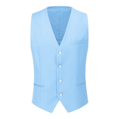Light Blue 3-Piece Slim Fit Classic Suit