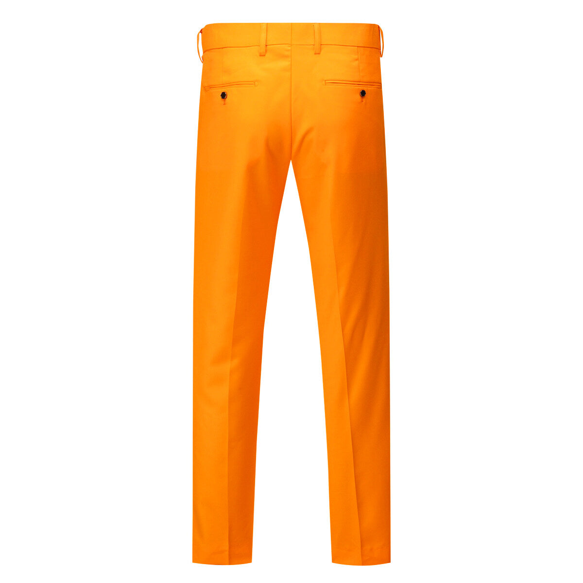 Orange 3-Piece Slim Fit Suit