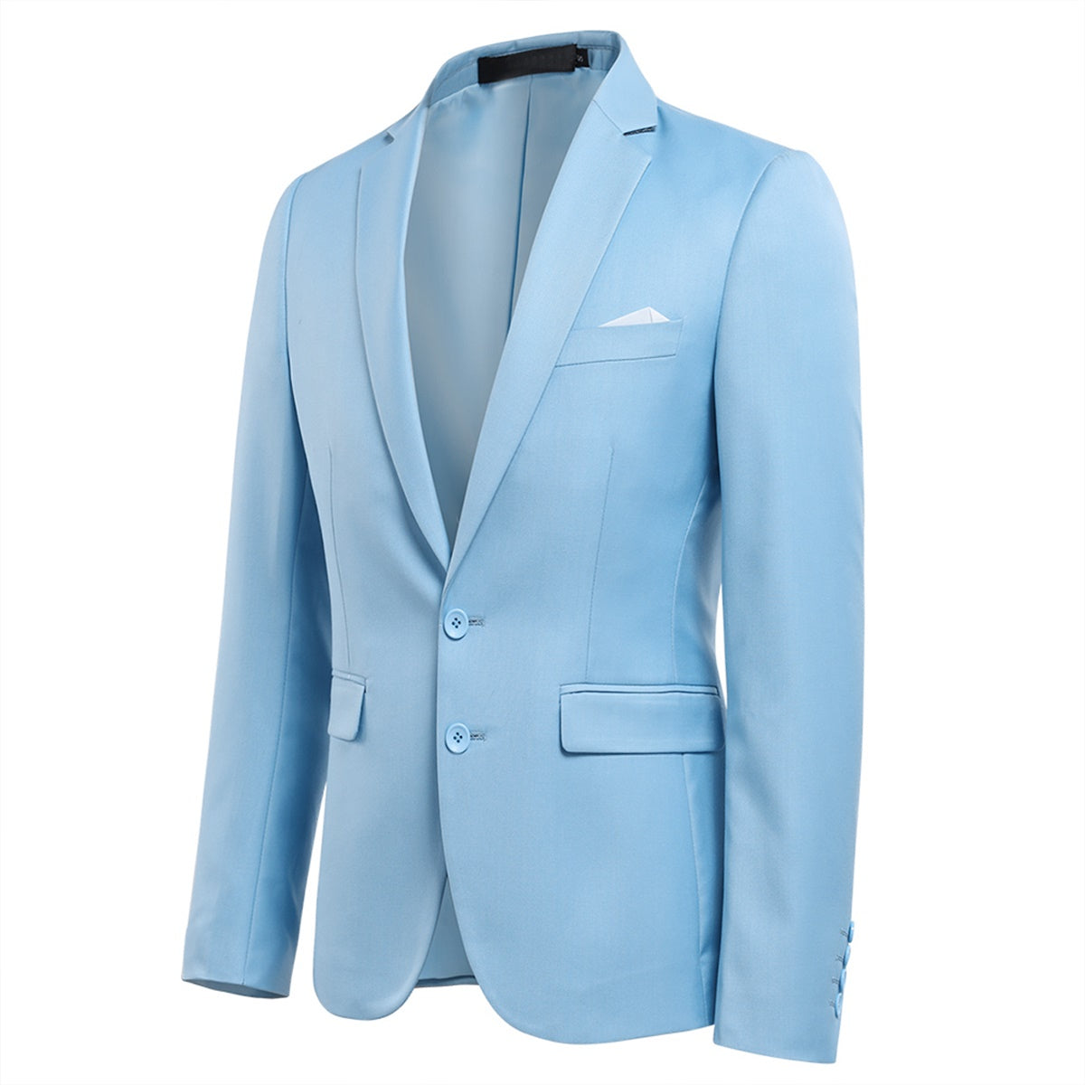 Light Blue 2-Piece Slim Fit Suit